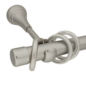 Gordijnroede Mat Nikkel