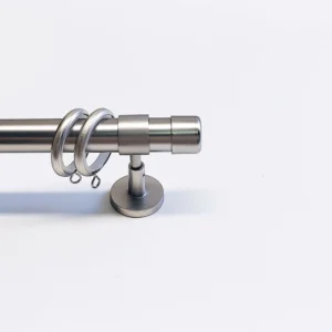 Gordijnroede set basic mat nikkel 28mm
