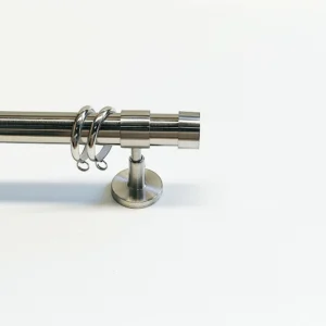Gordijnroede set basic rvs 28mm