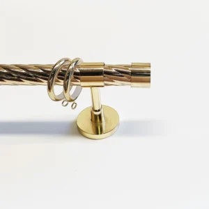 Gordijnroede set luxe messing 28mm