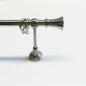 Gordijnroede set modern wand rvs 19mm