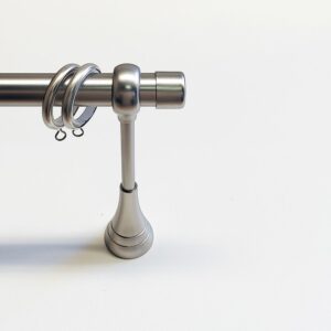 Gordijnroede set basic wand mat nikkel 28mm