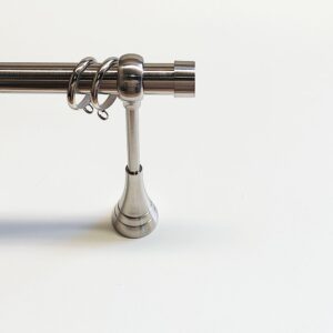 Gordijnroede set basic wand rvs 28mm