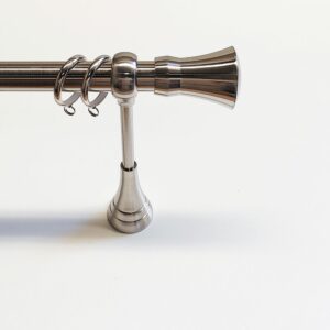 Gordijnroede set modern wand rvs 28mm