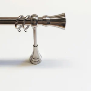 Gordijnroede set modern wand rvs 28mm